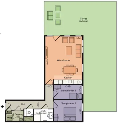 75m2 apartment to rent for 1670€/month in Bètaplein, Leiden