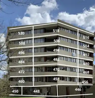 53m2 apartment to rent for 713.02€/month in Amerbos 460, Amsterdam
