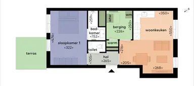 52m2 Appartement te huur voor 1075€/maand in Albertina Sisulupad, Rotterdam