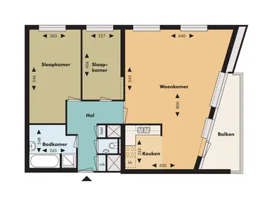 87m2 Appartement te huur voor 1680€/maand in Admiraliteitskade, Rotterdam